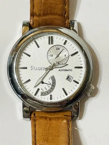 Stauer Automatik Herrenuhr Gangreserve 22 Jewel Edelstahl Water Resist - Bild 1 von 9