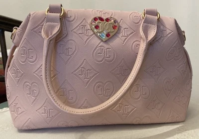 Cartera Juicy Couture Rosa Arcilla Brillante Estrás (Falta Correa para el Hombro) Foto 1 de 4