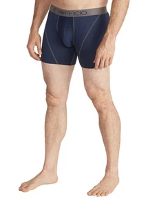 ExOfficio Men's Give-N-Go 1.0 Sport Mesh 6'' Boxer Brief, Navy, Small - Picture 1 of 4