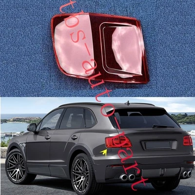 Ajuste para Bentley Bentayga 2016-20 lado izquierdo exterior luz trasera lente cubierta reemplazo Foto 1 de 4