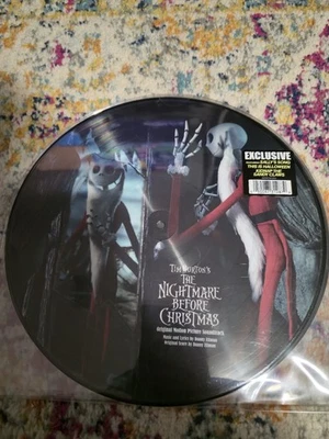 Nightmare Before Christmas Soundtrack 2LP Vinyl Picture Disc Hot Topic Limited - Image 1 of 4