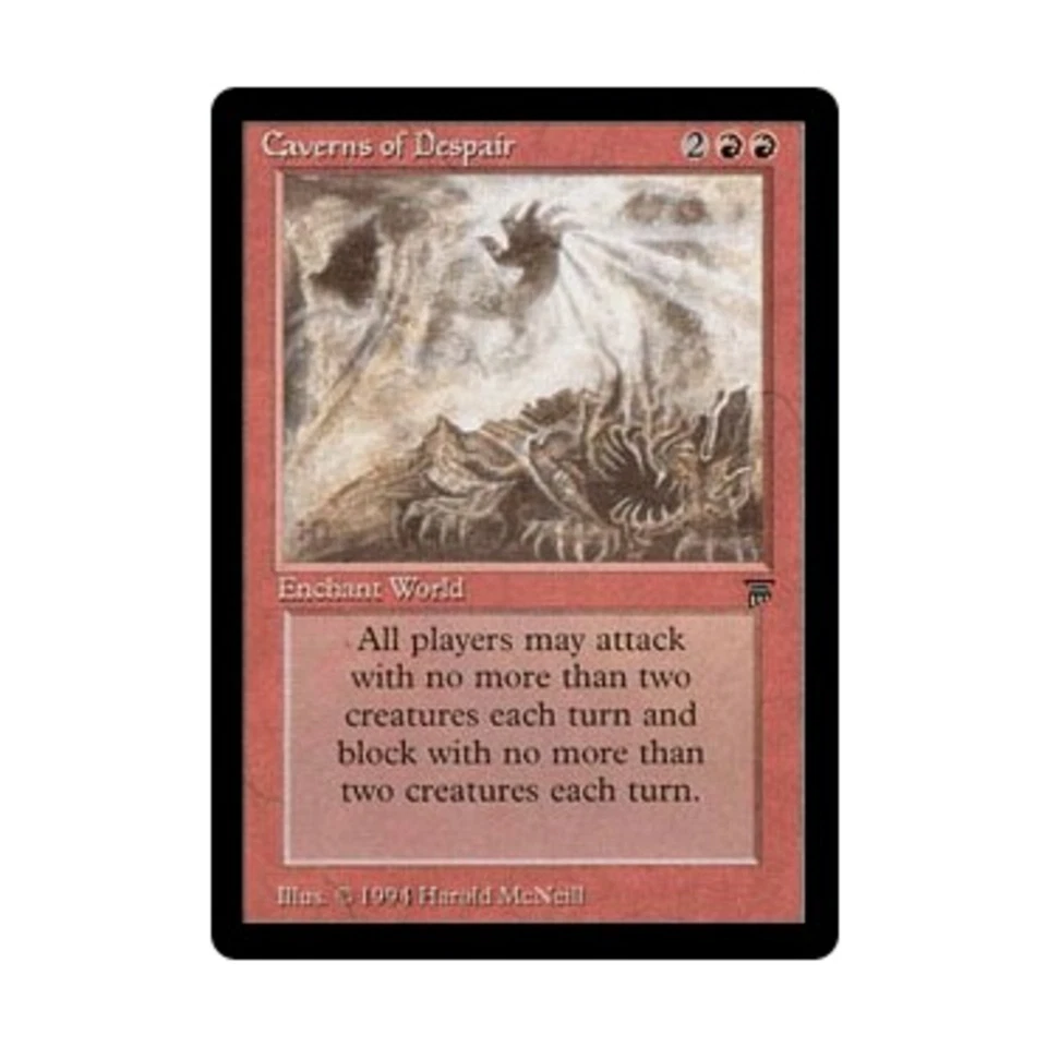 WOTC MtG Legends Caverns of Despair (R) EX - Image 1 of 1
