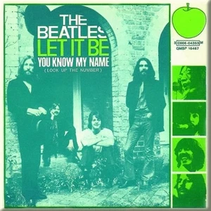 Imán de nevera The Beatles Let It Be You Know My Name nuevo oficial 76 mm x 76 mm - Imagen 1 de 1
