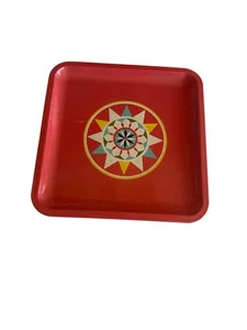 Vintage Geometric Design Small Vintage Collectible Tray Merck Sharp & Dohme - Picture 1 of 4