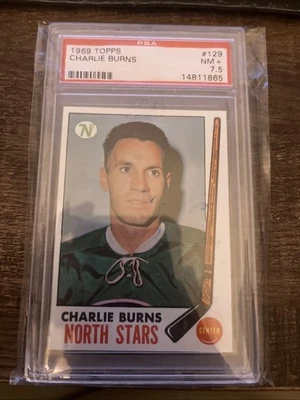 1969 Topps Charlie Burns 明尼苏达北极星 PSA 7.5 — 第 1/2 张图片