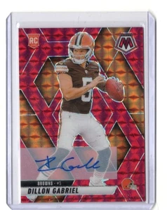 Panini Mosaic Dillon Gabriel 2025 rojo mosaico Prizm autógrafo automático radiocontrol 28/199 - Imagen 1 de 1