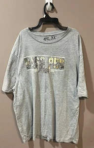 T-shirt Bass Pro Shops uomo taglia XL grigia mimetica grafica spellout maglietta manica corta - Foto 1 di 4