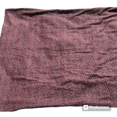 "Acolchado de tela de algodón micro estampado floral rojo blanco rosa verde azulado 156"" X 40"" 4,3 yardas" Foto 1 de 3