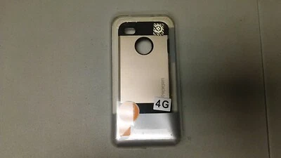 Funda Spigen Slim Armor Metal Series iPhone 4 / Dorada Foto 1 de 4
