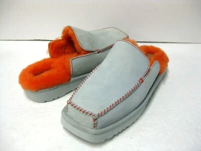 ZAPATOS MUJER UGG X ECKHAUS LATTA BLOCK SLIDE GRIS CIELO EE. UU. 9/UK 7/EU 40 Foto 1 de 4