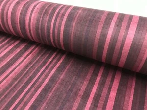 VELVET FABRIC UPHOLSTERY MATERIAL STRIPE PRINT 140 CMS WIDE - Picture 1 of 5