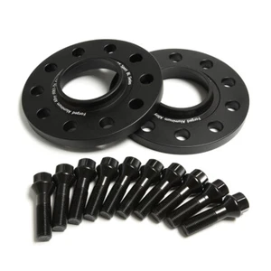 2 Staggered Wheel Spacers 5x120 10mm for BMW E36 E46 E90 E91 E92 E93 M12 Bolts - Picture 1 of 12