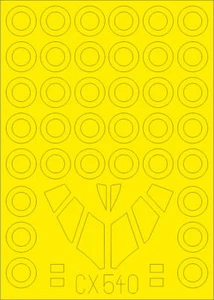 Eduard Mask 1/72 B-58 Hustler Mask for Italeri CX 540 - Picture 1 of 1