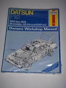 Haynes Owners Workshop Manual - Datsun F10 - 1976 - 1979 - all models - #277 - Foto 1 di 3