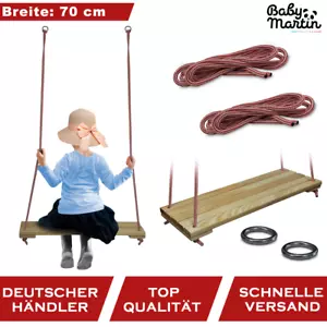 Schaukelsitz aus Holz Holzschaukel Kinder und Erwachsene Schaukel Hausschaukel - Bild 1 von 10