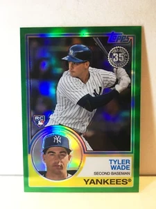 TYLER WADE Yankees 2018 Topps #97 '83 Silver Pack CHROME GREEN REFRACTOR /99 - Picture 1 of 2