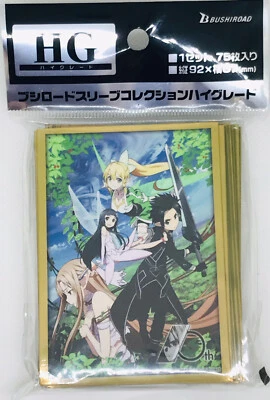 SAO Sword Art Online HG 10th Anniversary Fairy Dance Bushiroad Sleeves 75pcs - Bild 1 von 2
