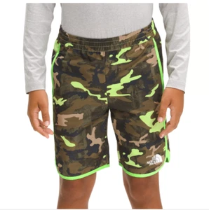 NWT The North Face Boys Med Camo Amphibious Class V Water Shorts Swimming Trunks - Picture 1 of 4