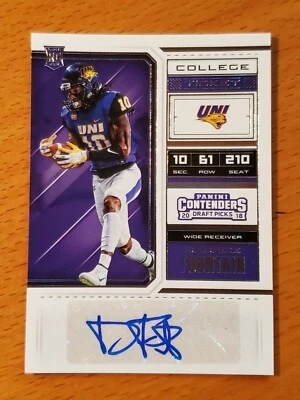 2018 Contenders Draft #290 Daurice Fountain Auto Northern Iowa Colts WR N - Image 1 of 2