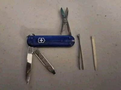 Victorinox  Swiss Army Knife Multi Tool Blue Translucent  - Image 1 of 4