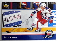 ALEXEI KOVALEV - 1992 Upper Deck : New York Rangers
