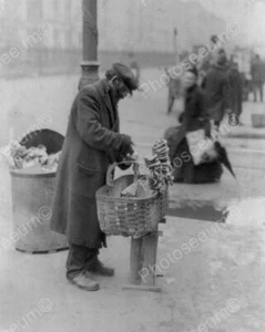 Vendedor de pretzels de Nueva York 8x10 reimpresión de foto antigua - Imagen 1 de 1