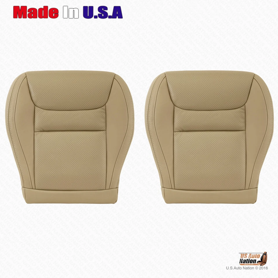 For 2001 2002 Toyota Highlander DRIVER & PASSENGER Bottoms Leather Cover In TAN - Image 1 of 4