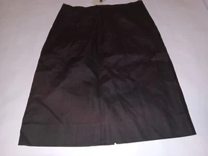Rafaella Skirt Womens 10 Black 100% Linen Lined - Picture 1 of 9