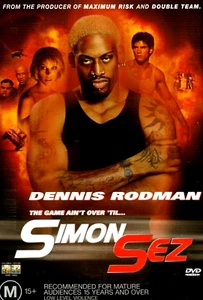 Simon Sez DVD REGION 4 AUSTRALIA Dennis Rodman Movie 1999 Action Comedy 90s Rare - Imagen 1 de 6