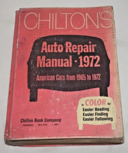 Chilton's American Cars 1965 - 1972 reparación automática manual tapa dura - Imagen 1 de 14