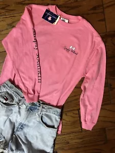 NWT Simply Southern Pink Roses A“I Like Big Mutts” RARE Long Sleeve T-shirt - Picture 1 of 4