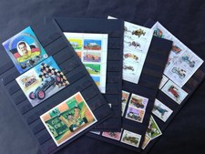 RACE CARS and Grand Prix: 6 MINISHEETS + 23 STAMPS + 1 BLOCK OF FOUR