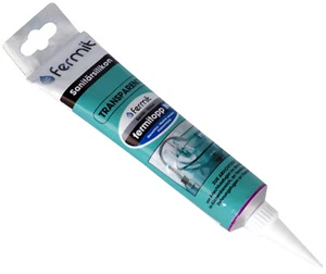 Fermit Sanitärsilikon Transparent / Silikon in der Tube 100 ml / 1-komponentig - Bild 1 von 1