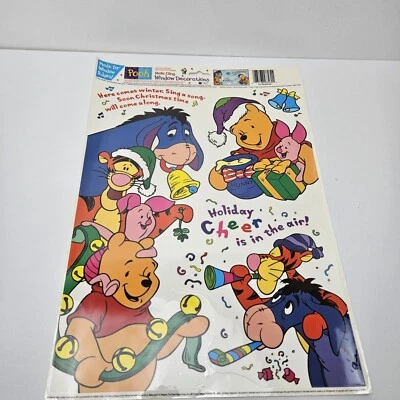 Рождественский Винни-Пух окно цепляясь статические украшения Disney Tigger 1 лист - Изображение 1 из 4