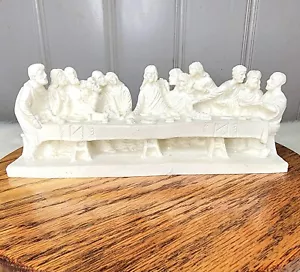 Vintage Last Supper Artmark Jesus Inspirational Statuary - Picture 1 of 10