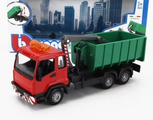 MODELLINO CAMION STATICO BURAGO MAN CASSONE RIBALTABILE TRASPORTO RIFIUTI 1/43 - Foto 1 di 6