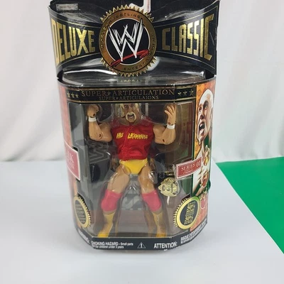 Figura de lucha libre WWE Hulk Hogan Deluxe Classic Superstars Serie 1 Jakks Pacific Foto 1 de 4