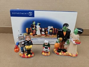 ¡Bonito! Dept 56 Snow Village golosinas de Halloween para niños (3) #55016 ¡ENVÍO GRATUITO! - Imagen 1 de 2