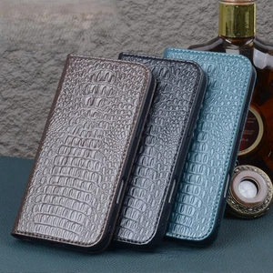 Magnet Echt Leder Tasche Ultra Slim Flip Case Schutzhülle f iPhone 16 17 Pro Max - Picture 1 of 30