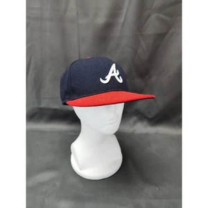 New Era 59Fifty Atlanta Braves Fitted Hat 7 1/4 - Picture 1 of 8