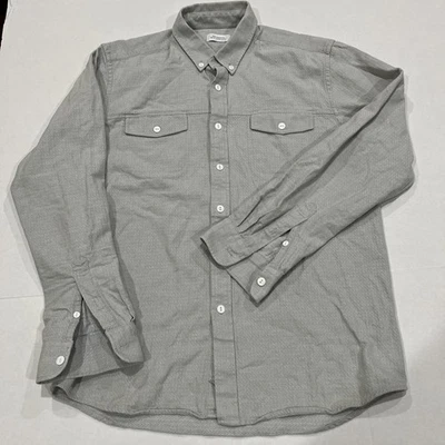 Saturdays New York City Long Sleeve Men’s Large Light Gray Thick Textured Cotton - Image 1 of 4