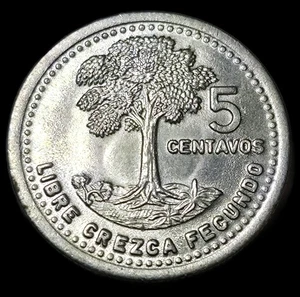 Sammlermünze Guatemala 1993 5¢ Sammler Geschenkideen (9) - Bild 1 von 4