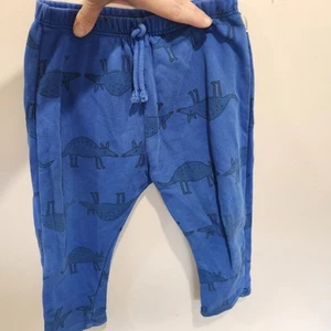 Bonds Originals Roomies Size 2 (18-24m) Pants Armadillo Print Blue - Picture 1 of 5