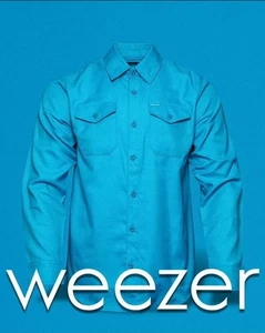 Dixxon Flanell WEEZER blau Album FLANELL. Herren 2XL - Neu In Tasche Mit Etikett  - Bild 1 von 11