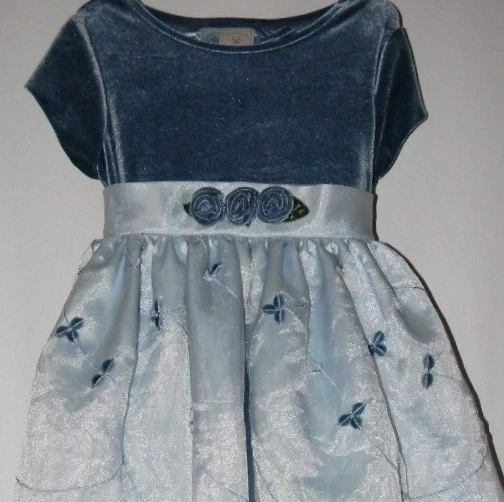 Vestido Marmellata Niñas Talla 6 Azul Elegante Vacaciones Iglesia Fiesta Boda Mo Foto 1 de 4