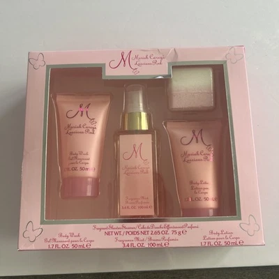 Новый Mariah Carey сочный розовый 4-шт подарочный набор духи лосьон BodyWash душа Steam - Изображение 1 из 4