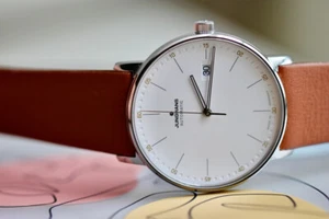 JUNGHANS FORM A 027/4734.00 - Reloj Automático Moderno Hombre Fecha Hecho en Alemania - Imagen 1 de 4