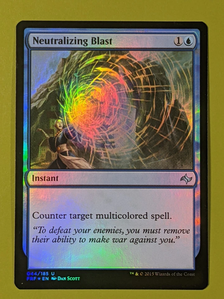 FOIL Neutralizing Blast x1 Fate Reforged 1x Magic the Gathering MTG - Image 1 of 1