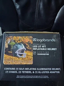 Logobrands Official LED Lit 4ft Self Inflatable University Of Hawaii Helmet NEW - Picture 1 of 3