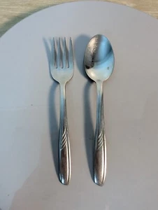 Imperial International FALCON 1 Salad Forks 1 Spoon USA Stainless Steel Flatware - Picture 1 of 4
